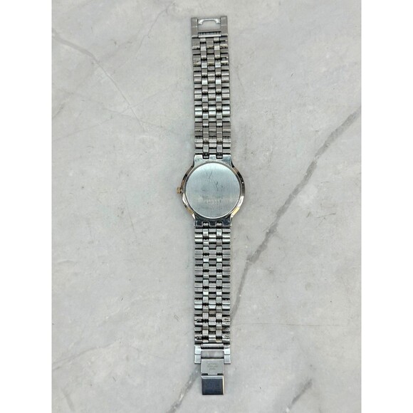 Vintage 1986 Men's Citizen Black Dial Lattice Hobnail Calendar Watch 5510-H01083 - Picture 4 of 13